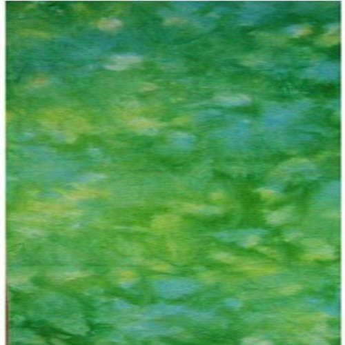 Green Wandering hand dyed rug hooking wool