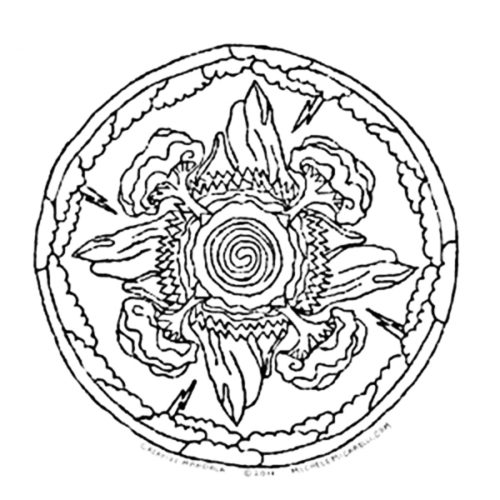 Creative Mandala Rug Hooking Pattern