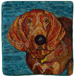 Columbo Hooked Rug by Michele Micarelli