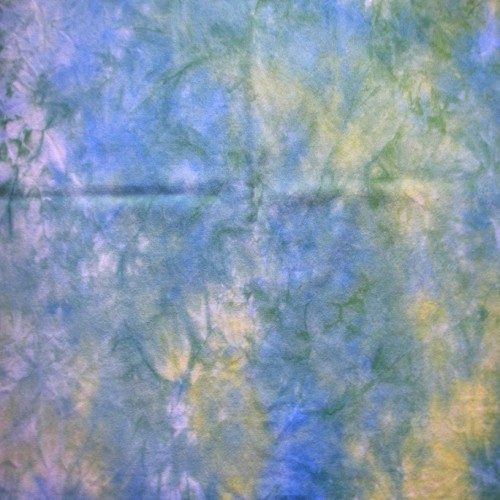 Aqua spot rug hooking wool