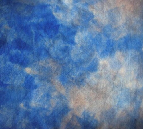 Blue Gray Trans-color hand dyed Dorr wool